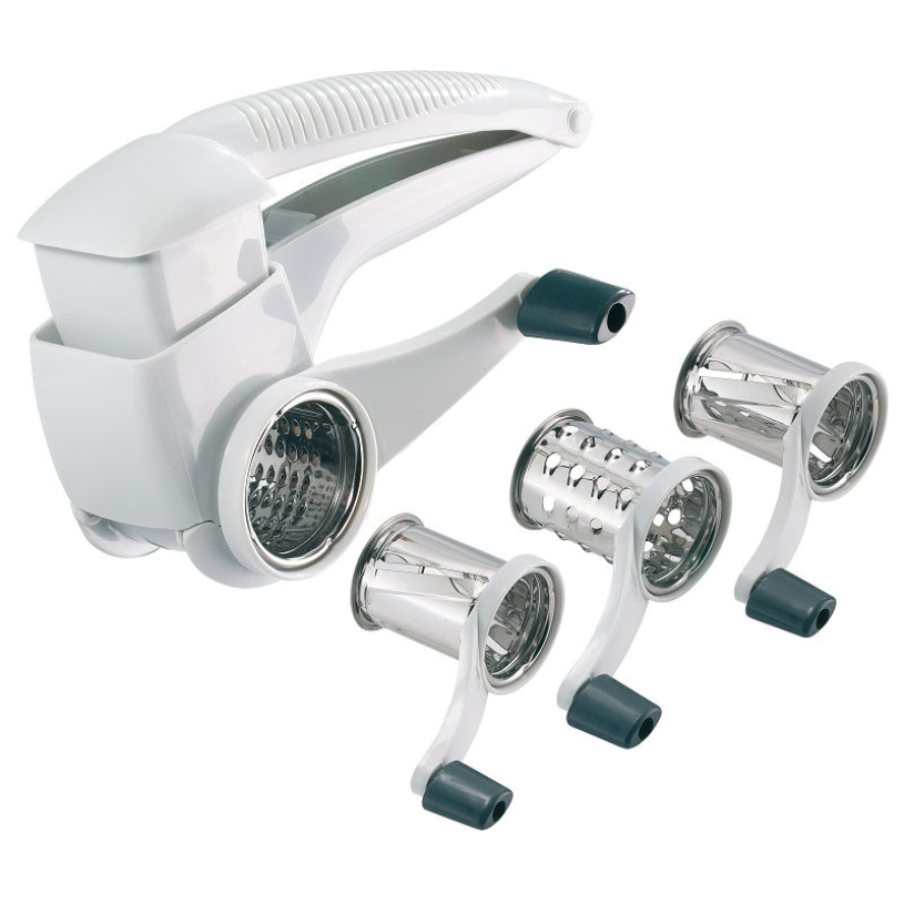 Westmark trommelrasp met 3 trommels