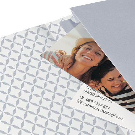 Sigel si-jn126 notitieboek jolie flair a6 hardcover gelinieerd gletsjer grijs 174 blz 80g