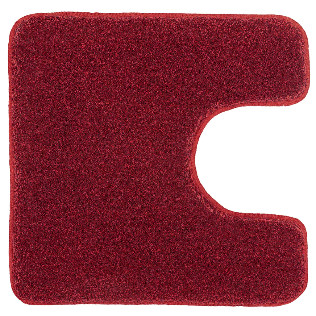 Pequeña alfombra de baño Wolke Wolke 55x55 cm Ruby Red