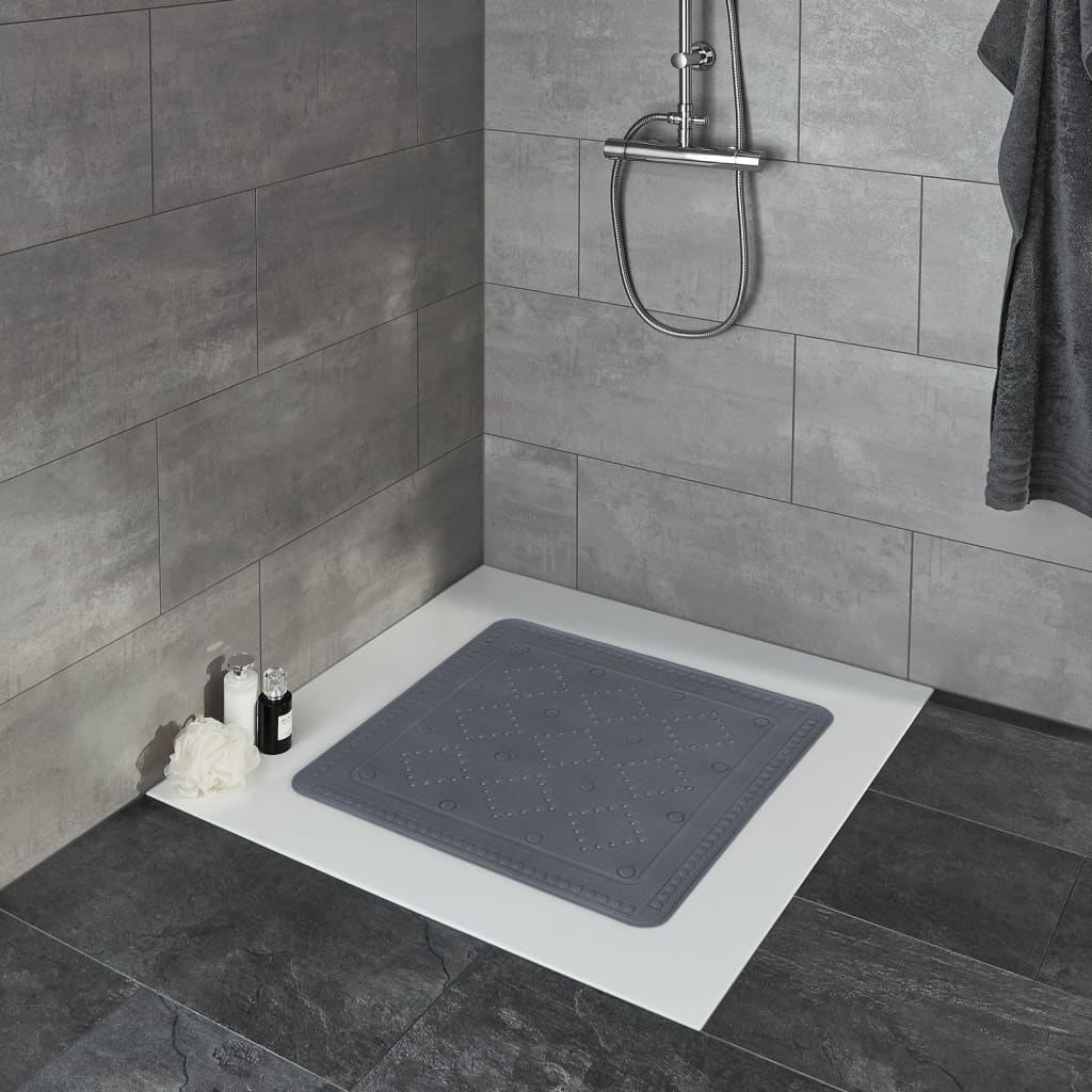 Lille Wolke Kleine Wolke Bath Safety Mat Arosa 55x55 cm Anthracite -farvet