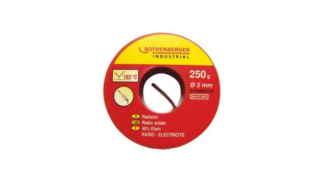 Rothenberger Rothenberger CMR045261E RADIOSOLDER 2MM 183