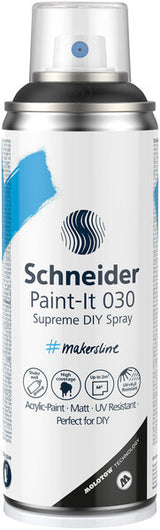 Schneider Schneider S-ML03050001 DIY Spray Farba-It 030 Black 200 ml farba akrylowa