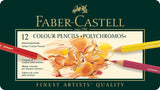 Faber Castell Faber Castell FC-110012 colored pencil polychromos 3.8mm core thickness of 12 pieces