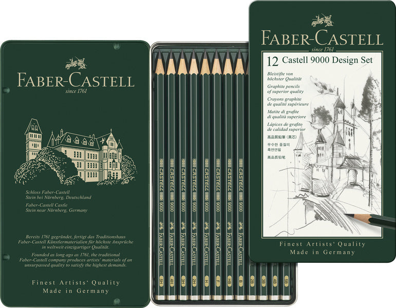 Faber Castell FC-119064 Pencil 9000 Design Set