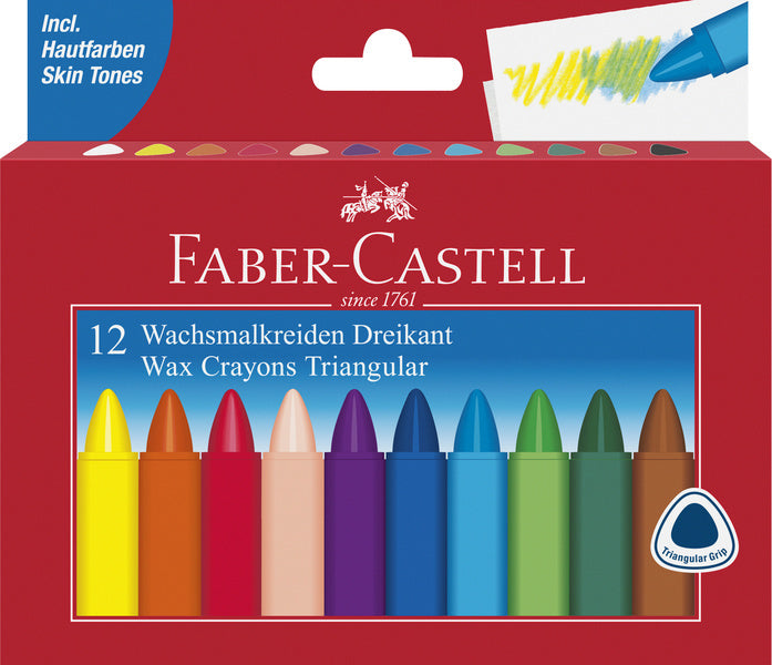 Faber Castell Faber Castell FC-120010 WASKRACE DRUGHER 12 PIECES