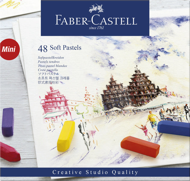 Faber Castell Faber Castell FC-128248 Pastelkrijt poloviční délka pouzdra 48 kusů