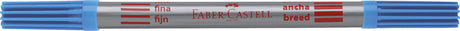 Faber-castell viltstiften - dubbele punt - brushpen en fineliner - 10 stuks - fc-151110
