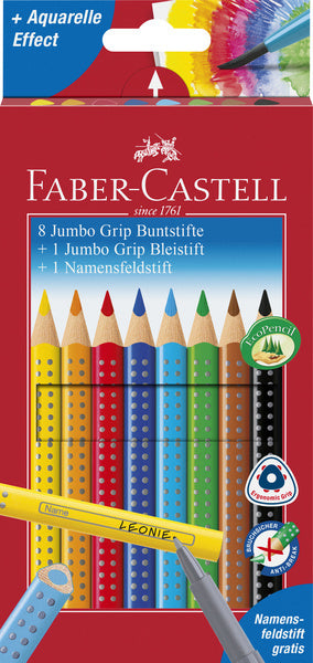 Faber Castell Faber Castell FC-280921 Färgpennor Faber-Castell Grip Promotion Set 8 + 1 + 1