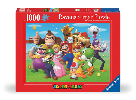 Ravensburger legpuzzel super mario, 1000st.