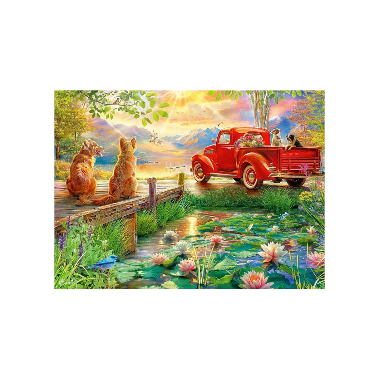 Ravensburger puzzel summer love 500 stukjes