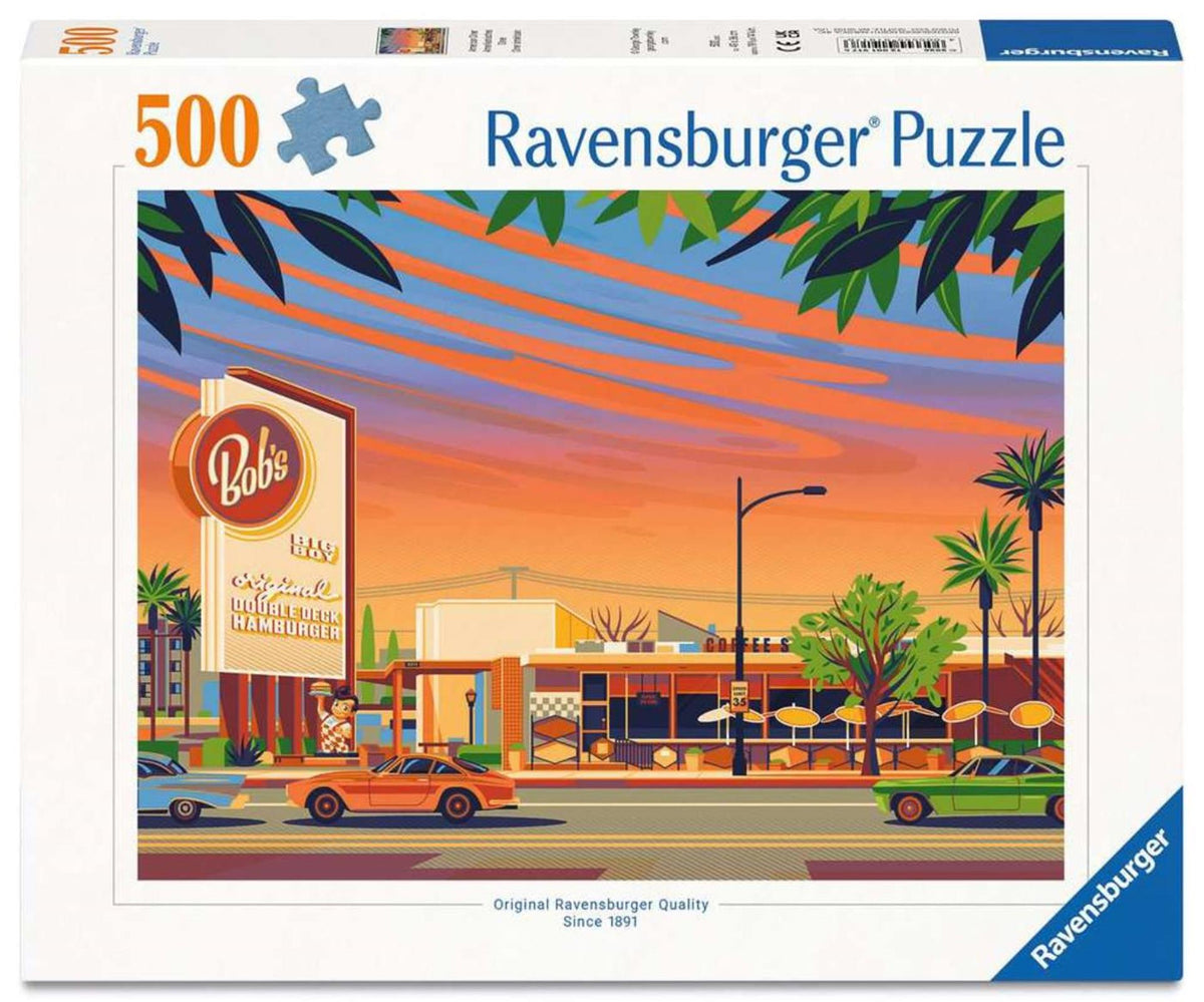 Ravensburger puzzel american diner - 500 stukjes