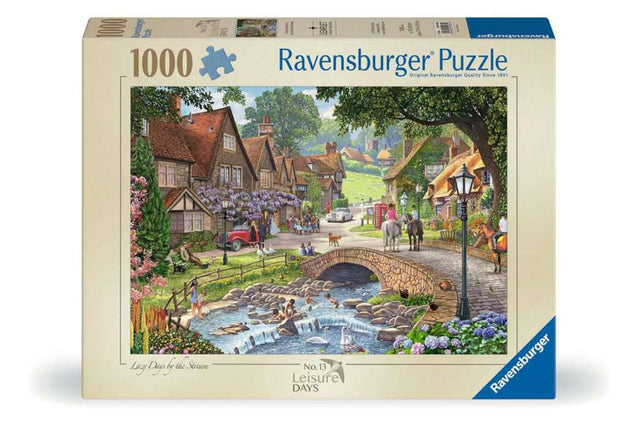 Ravensburger puzzel leisure days no 13: lazy days by steam - 1000 stukjes