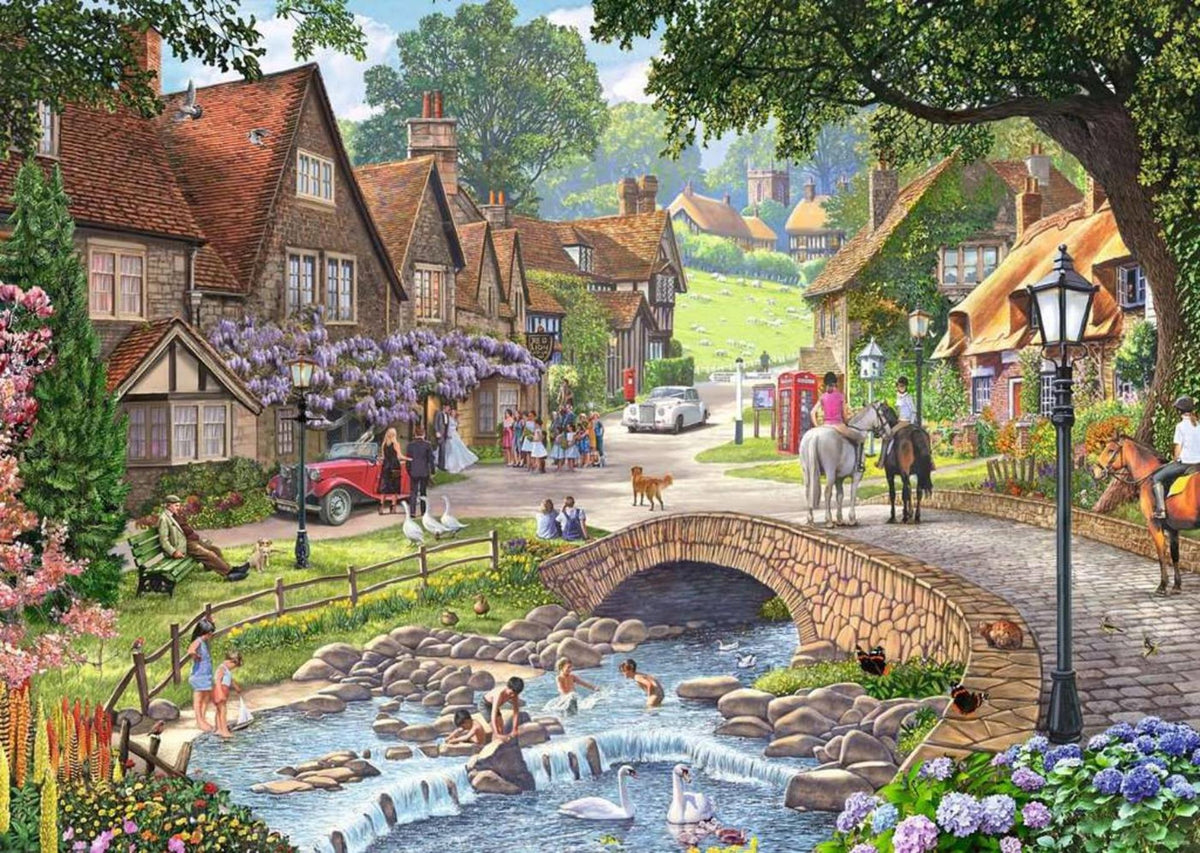Ravensburger puzzel leisure days no 13: lazy days by steam - 1000 stukjes