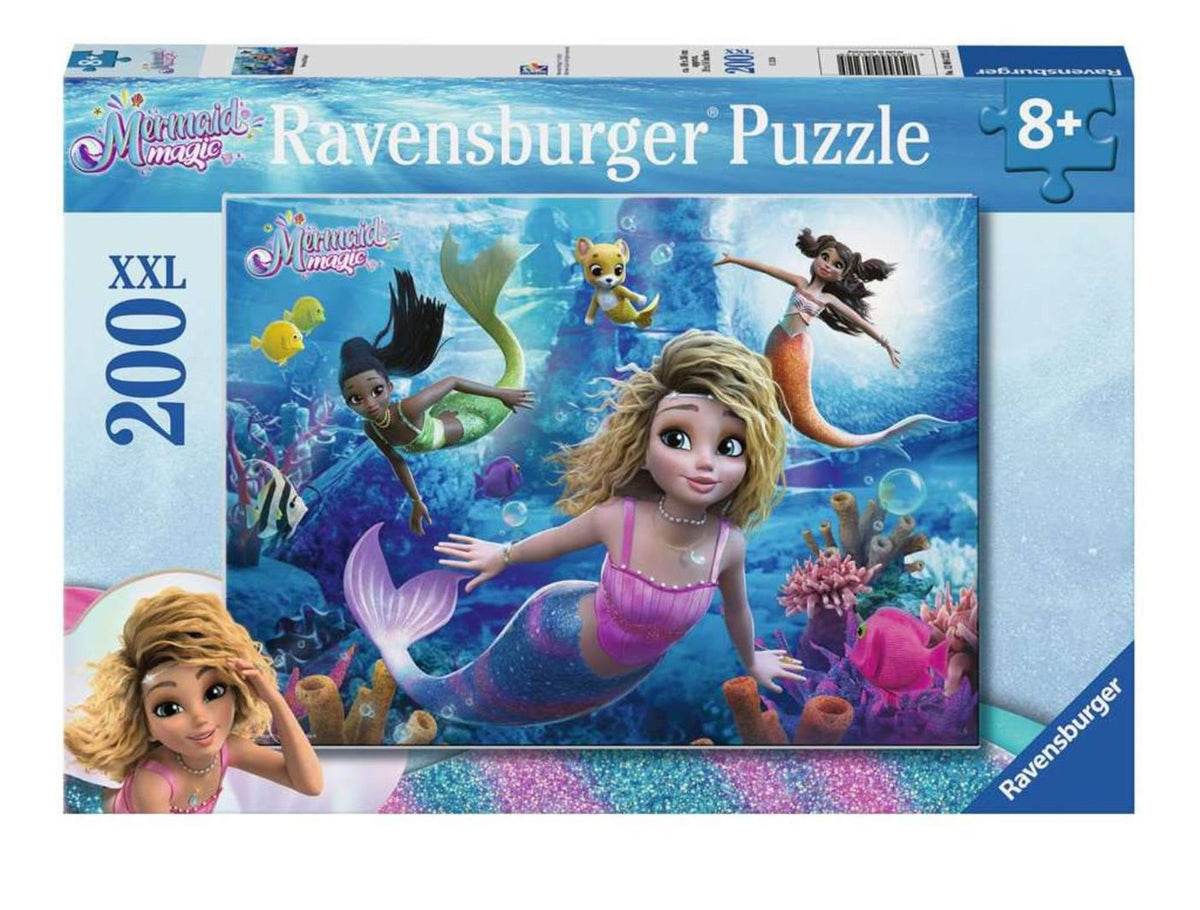 Ravensburger xxl-puzzel mermaid magic - 200 stukjes
