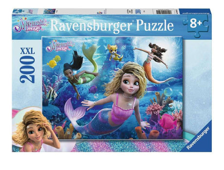 Ravensburger xxl-puzzel mermaid magic - 200 stukjes