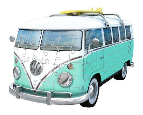 Ravensburger 3d-voertuigpuzzel iconics volkswagen t1 chrome edition