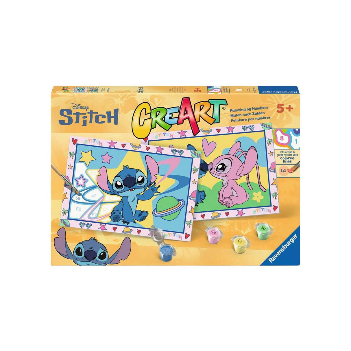 Ravensburger – creart: stitch angel – schilderen op nummer