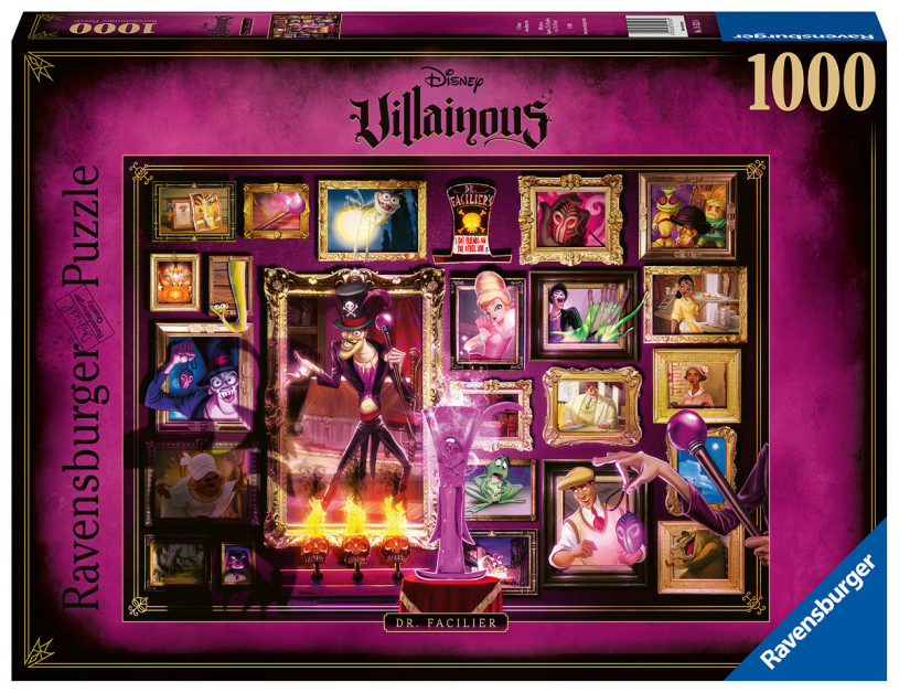 Ravensburger puzzel 1000 stukjes wd dr.facilier