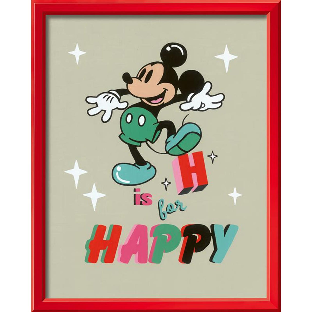 Ravensburger creart schilderen op nummer - h is for happy mickey mouse