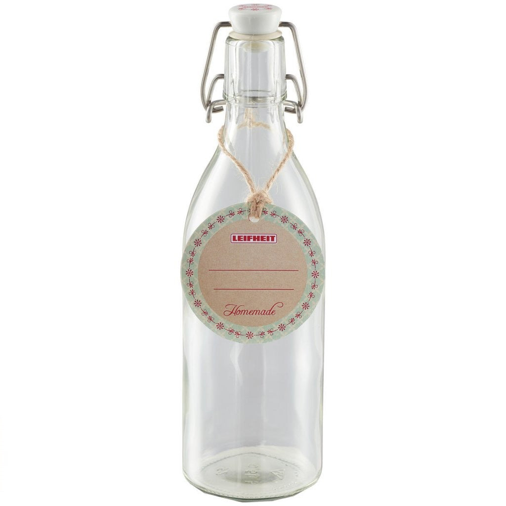 Leifheit 3187 Round Weck Bottle 500 ml skleněné nerezové oceli