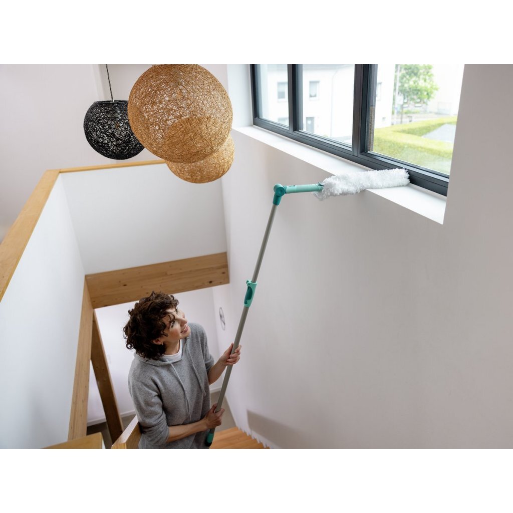 Leifheit superduster plumeau xl - wasbaar - 56 cm - flexibel - click system