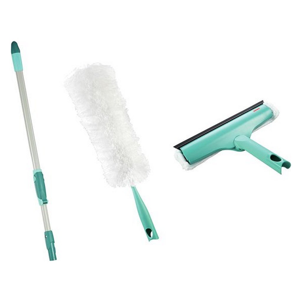 Leifheit Leifheit 45555 Dry and wet 3in1 window cleaning set green