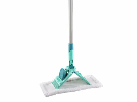 Leifheit superduster vloerwisser - 33 cm - starterset vloerwisser met stofdoek - 100x wasbaar