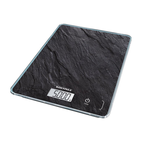Soehnle digitale keukenweegschaal page compact 300 leisteenlook tot 10kg