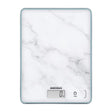 Soehnle keukenweegschaal compact 300 - digitaal - 1 gram nauwkeurig - tot 5 kg - marmerlook - wit