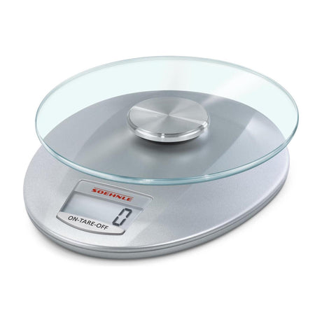 Leifheit soehnle keukenweegschaal roma - digitaal - 1 gram nauwkeurig - tot 5 kg - zilver