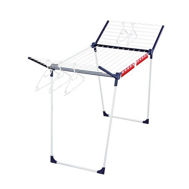 Leifheit droogrek pegasus 200 solid - 20 m drooglengte incl. houders voor klein wasgoed