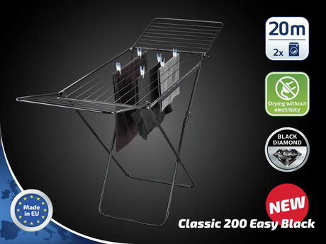 Leifheit droogrek classic 200 easy zwart