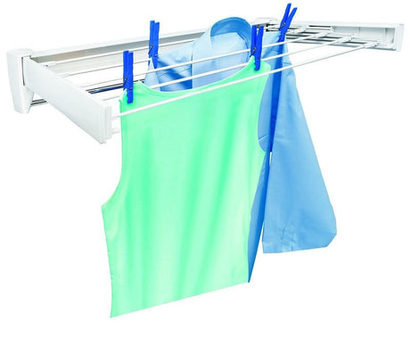 Leifheit wanddroogrek telegant 36 protect plus - 3,6 m drooglengte - ophangbaar - wit