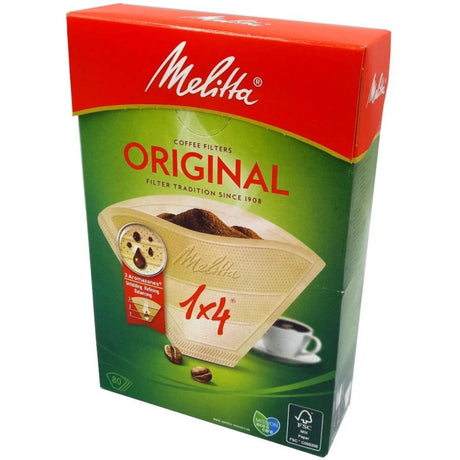 Melitta koffiefilterzakjes 1×4 doosje (9x 80 stuks)