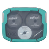 Wolfcraft Wolfcraft 3 partes Ajuste de agujeros para sierra de agujeros