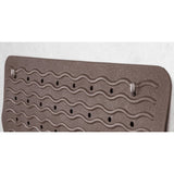 Ridder badmat anti-slip playa 80x38 cm zwart 68310
