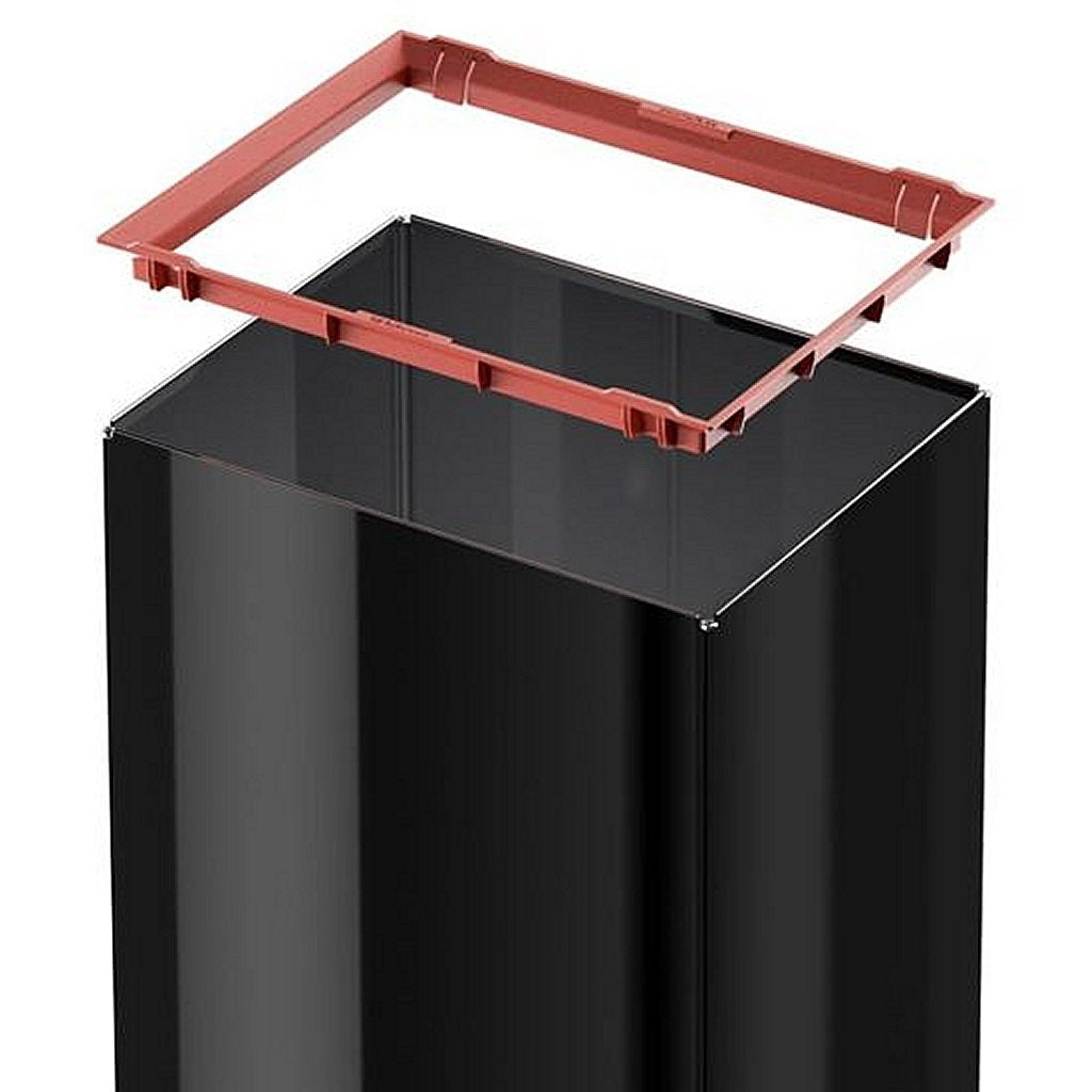 Hailo 0840-141 Big-Box Swing l Pullen Bin 35L Schwarz