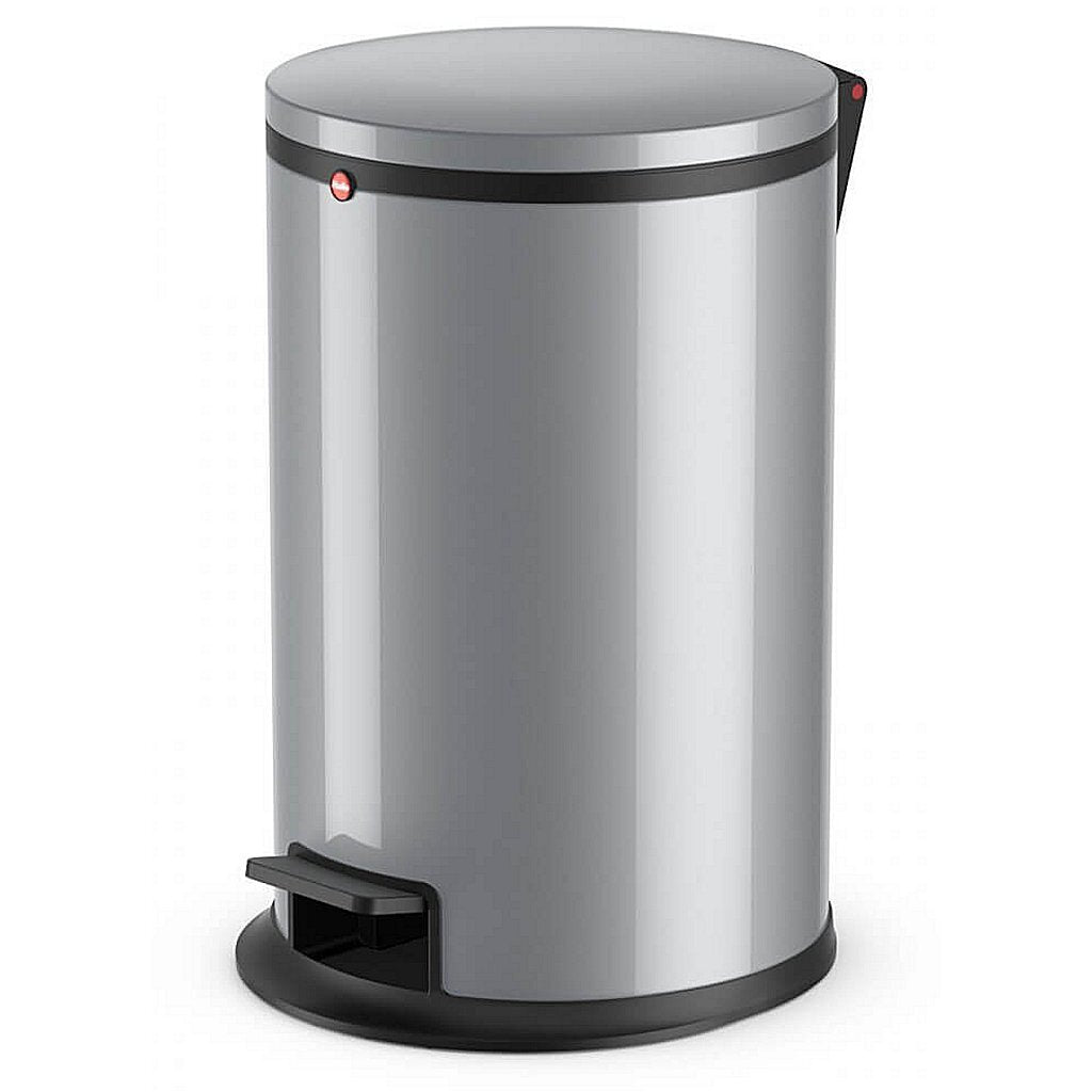 Hailo Hailo 0517-020 Pure M Pedal Bin 12l Silver