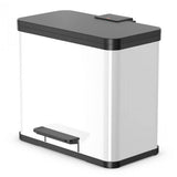 Hailo Hailo Pedal Bin Oko Plus Velikost l 3x9 l bílá 0633-230