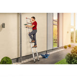 Hailo hailo telescoopladder flexline 260 264 cm aluminium 7113-091