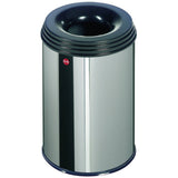 Hailo 0915-022 Profiline Safe M Paste Bin 14L in acciaio inossidabile nero