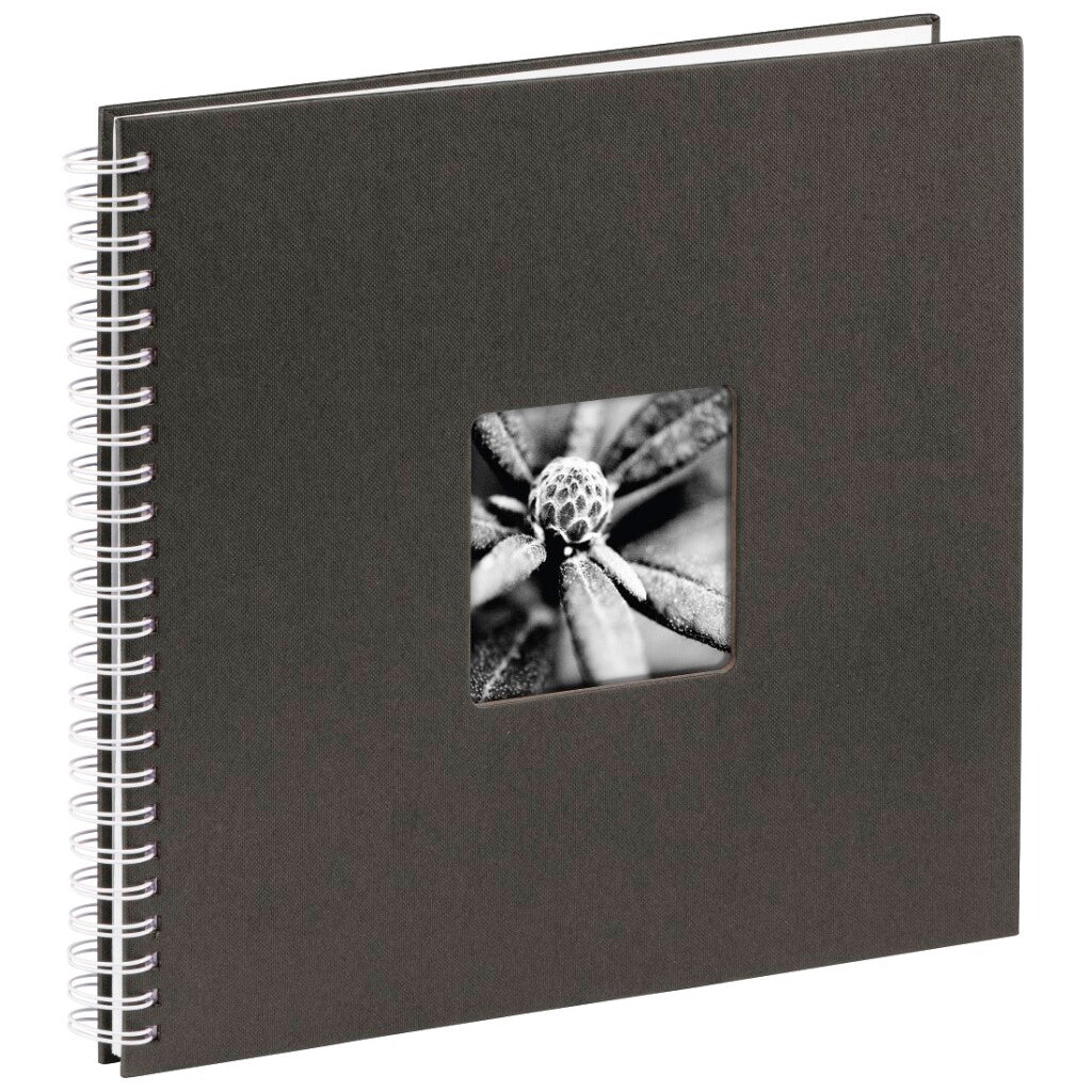 Hama spiral album fine art 36x32 cm 50 white pages black