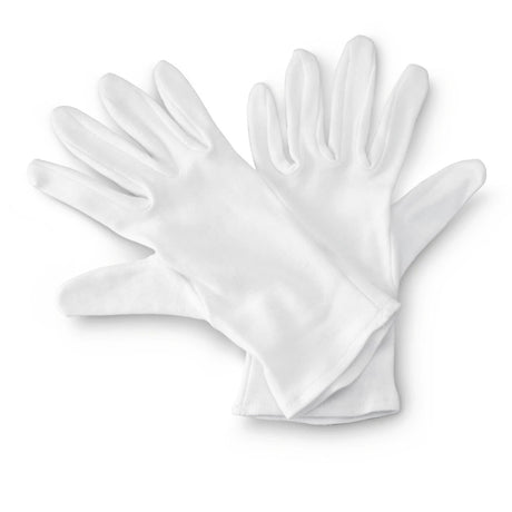 Hama katoenen handschoenen maat m 1 paar wit