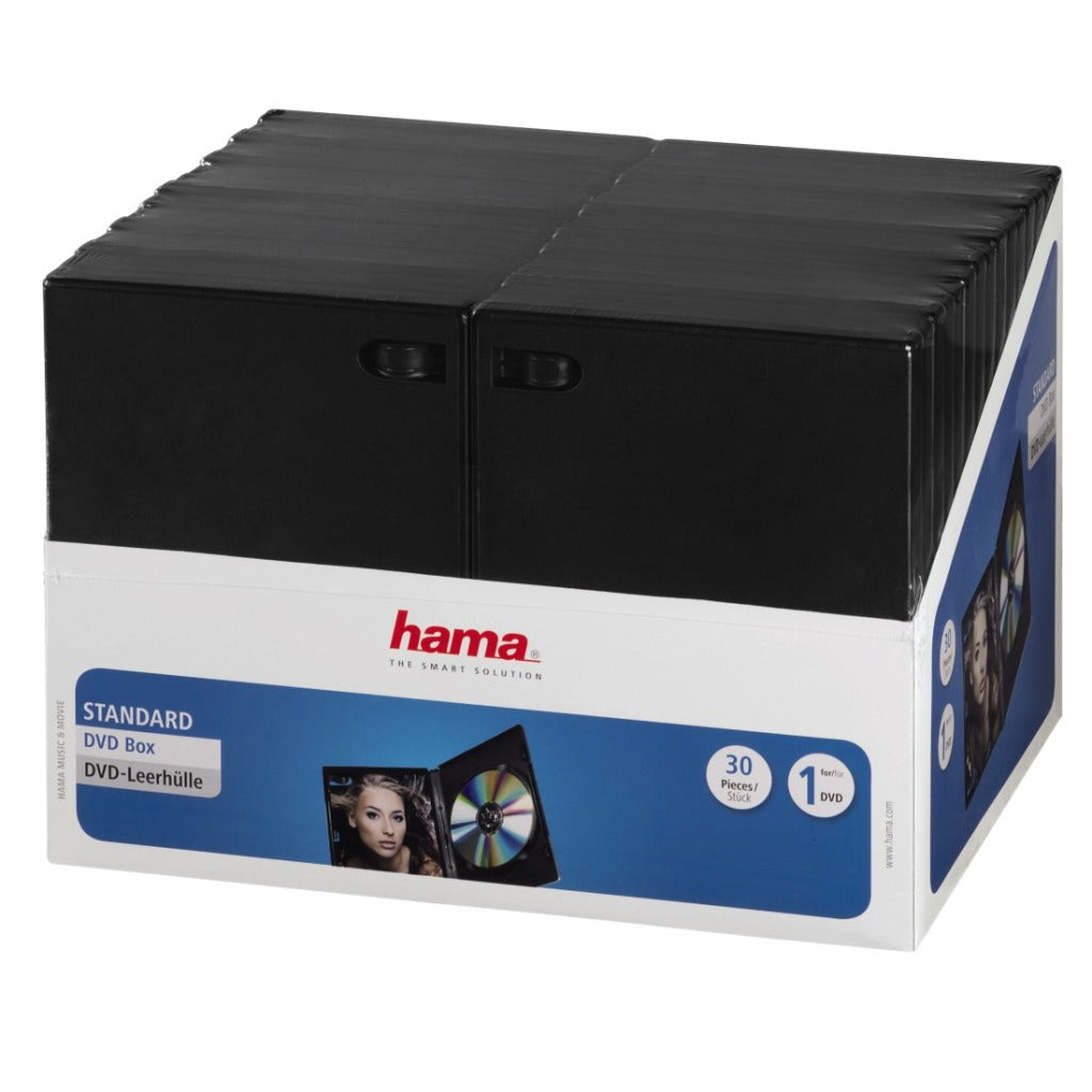 Hama DVD Box Black 30-Pack rout