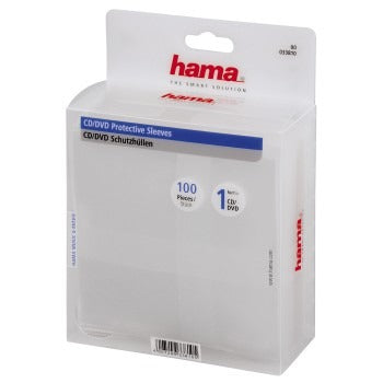 Hama cd dvd hoesjes 100 pak transparant