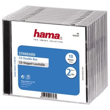 Hama CD Box 10 Pak 2CD -Hacken versiegelt