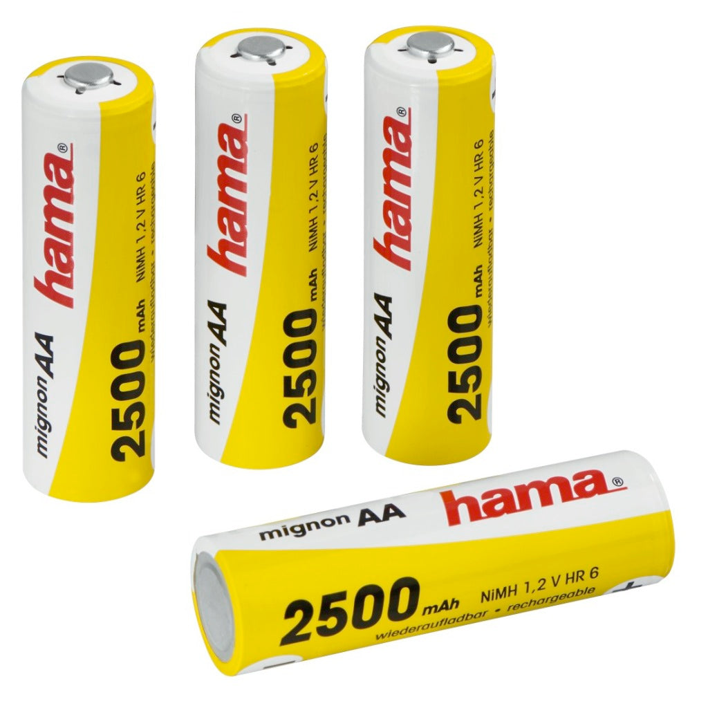 Hama heroplaadbare nimh-batterij 4xaa 2500mah