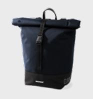 Borsa per rolltop singolo a prova urbana urbana 20l blu riciclato