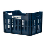 fietskrat Recycled 30 liter polypropyleen donkerblauw