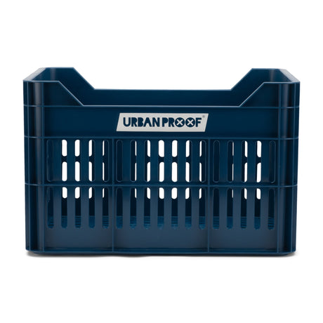 fietskrat Recycled 30 liter polypropyleen donkerblauw